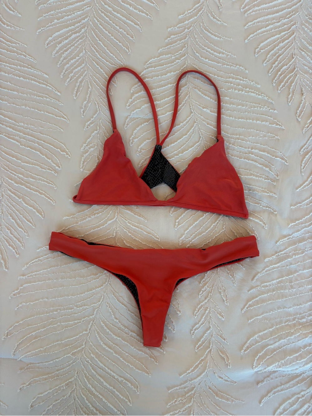 Acacia Swimwear Neon Lava Set
